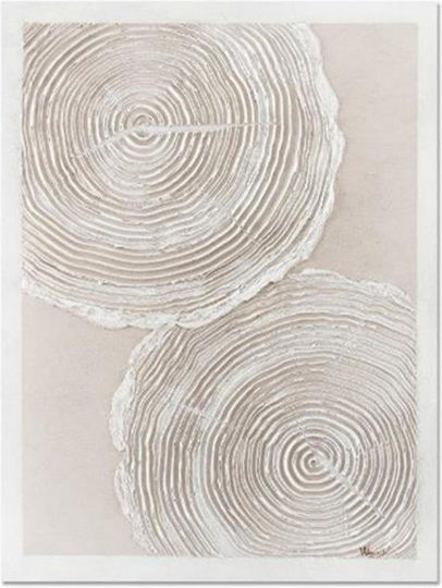 Πίνακας White Wood Print 60x90 Cm
