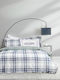Nima Sheet Sets Queen 240x260cm. Welcome Blue, Grey 4pcs