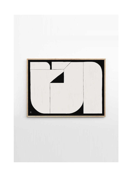 Poster 8am Nord Projects 50x70 Cm Ecru Black Poster Club