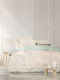Nima Duvet Cover Set Cotton Queen with 2 Pillowcases 220x240 Dream Garden Beige, Green