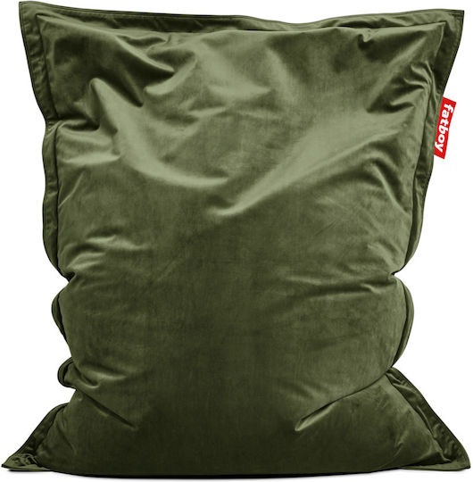 Πουφ Μαξιλάρα Original Slim Velvet Recycled Deep Green 155x120cm