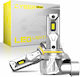 Lamps Car & Motorcycle Ip68 A900 C8 Cyberbeam HB4-9006 LED 6500K Cold White 12-24V 60W 2pcs