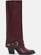 Damenstiefel Burgundisch