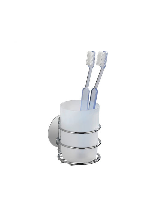 Wenko Turbo-loc Cup Holder Glass Silver