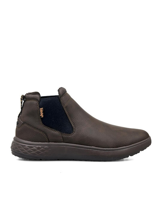 Leather Brown Men's Boots