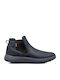 Leather Blue Men's Boots