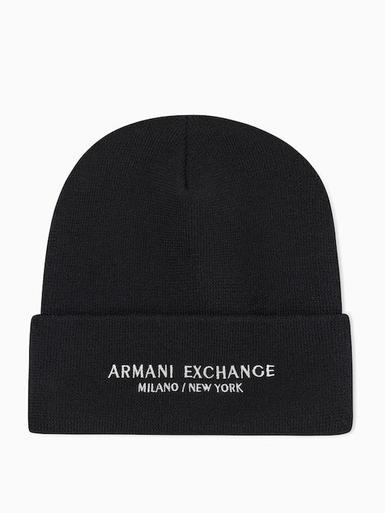 Beanie Männer Beanie Gestrickt in Schwarz Farbe