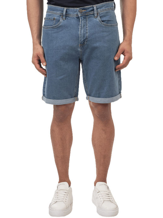 Ανδρική Βερμούδα Chino Lt Blue Denim