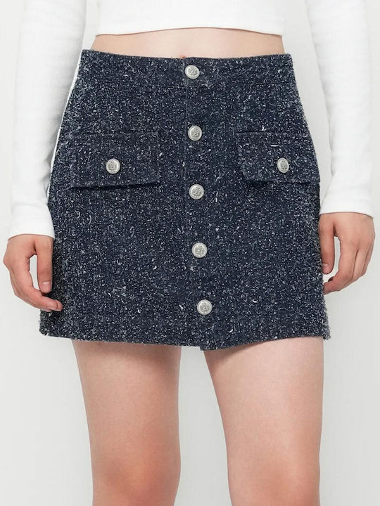 Only Denim Skirt Dark Blue Denim