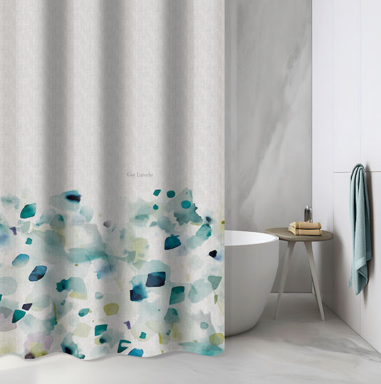 Guy Laroche Duschvorhang Stoff 180x185cm Mint