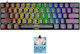 Armaggeddon MKA-1C Gaming Mechanical Keyboard 65% with Custom Brown switches and RGB lighting (English US)