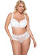 Balconette White Sutien cu Baloane