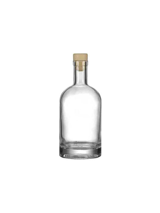 Costos Bottle Water Glass with Cork Transparent 250ml