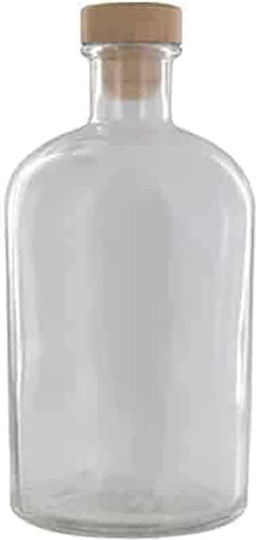 Costos Μπουκάλι Νερού Γυάλινο με Φελλό Διάφανο 250ml