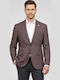 Men's Suit Jacket Slim Fit Bordo