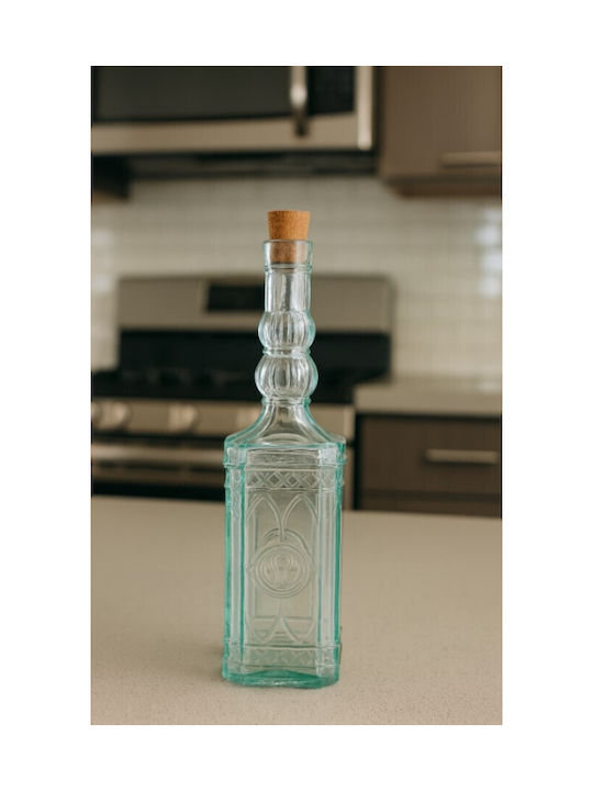 Galifas Μπουκάλι Νερού Γυάλινο με Φελλό Διάφανο 500ml