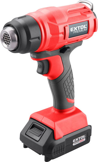 Extol 8891866 Pistol termic 20V cu control de temperatură până la 550°C