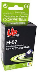 Ink Cartridge Uprint H-57cl/c6657ae Color