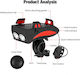 182793 Rechargeable Front Bicycle Light