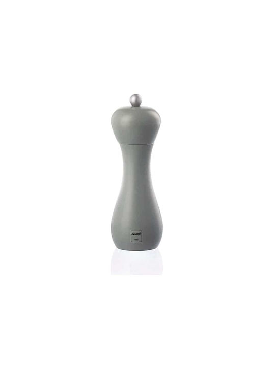 Bisetti Manual Set Spice Mills made of Wood in Gray Color 1pcs