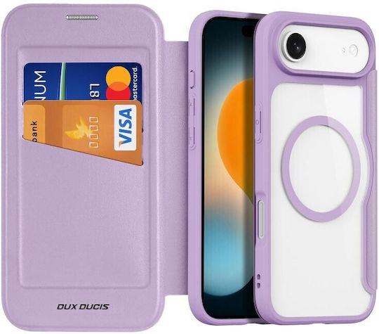 Dux Ducis Skin X Pro Series Книга Лилав (iPhone Air)