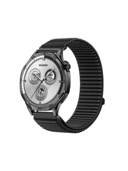 Armband Stoff Schwarz (Xiaomi Amazfit GTR 3)