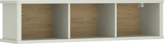 Shelf Wall Karin 126x30x30.5cm White Shelf Wall Karin 126x30x30.5cm White