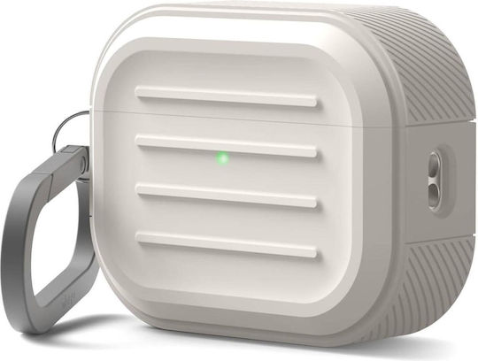 Elago Armor Hang Case Case Silicone in Gray color for Apple AirPods Pro 3