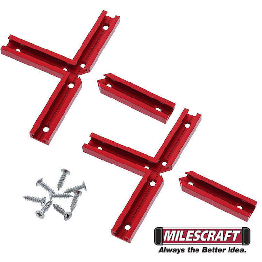 Milescraft 4041 Set De Îmbinare T-track 8 Bucăți Crosstrax