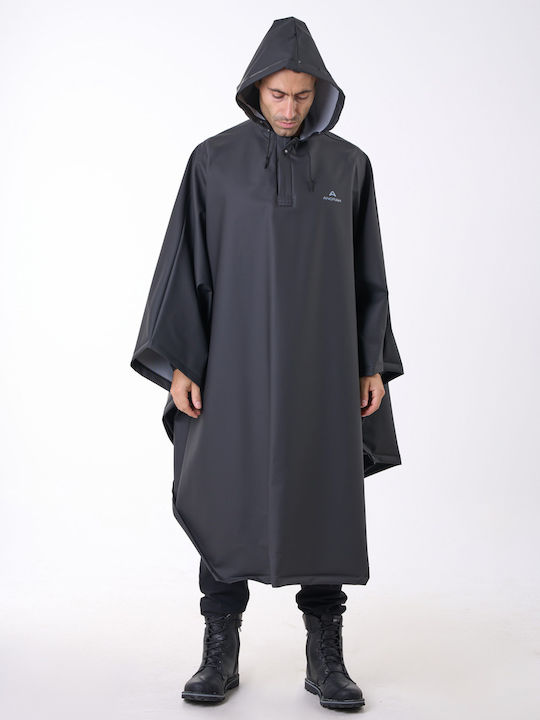 Anorak Waterproof Poncho Jumper Flex One Size Black