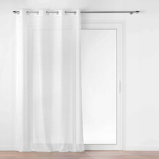 Douceur d'Intérieur Mit Grommets Weiß 140x280cm