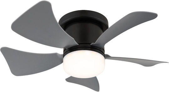 Globo Lighting Hines Deckenventilator mit Licht Schwarz