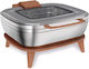 Bain Marie Inox Inducție 18/10 2/3 Lemn Titan 6lt