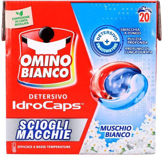 Omino Bianco Απορρυπαντικό Ρούχων (20 Κάψουλες)