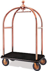 Τρόλεϊ Μεταφοράς Βαλιτσών Copper Βαρέως Τύπου Inox 117x70x195εκ Τρόλεϊ Μεταφοράς Βαλιτσών Copper Βαρέως Τύπου Inox 117x70x195εκ