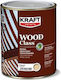 Kraft Class Impregnation Varnish Polyurethane Solvent Based Oak Satin 2.5lt