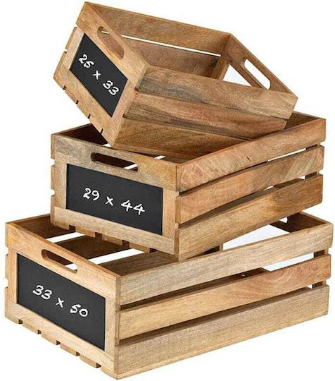 Wooden Buffet Display Stand with Plexi Window and Blackboard Sign 33x49 Twb03-3349