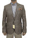 Men's Summer Suit Jacket Slim Fit Beige (Beige)