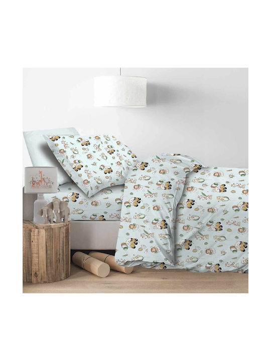 Astron Italy Kids Sheets Set Single Cotton Happ...