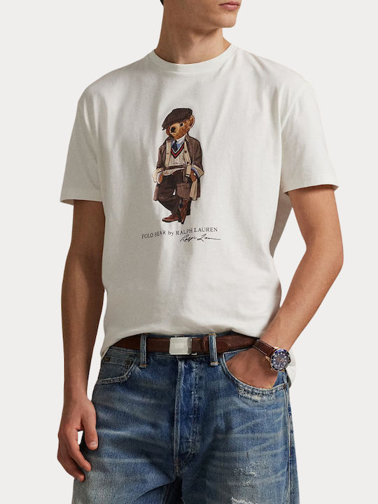 Ralph Lauren Bear T-shirt White 710P00085001