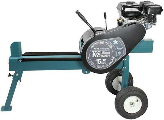 Könner & Söhnen 51500026 Хоризонтален Бензинов Дървен Разкъсвач 4780W 6.5hp с Раздел "Сила На Разкъсване" 15T