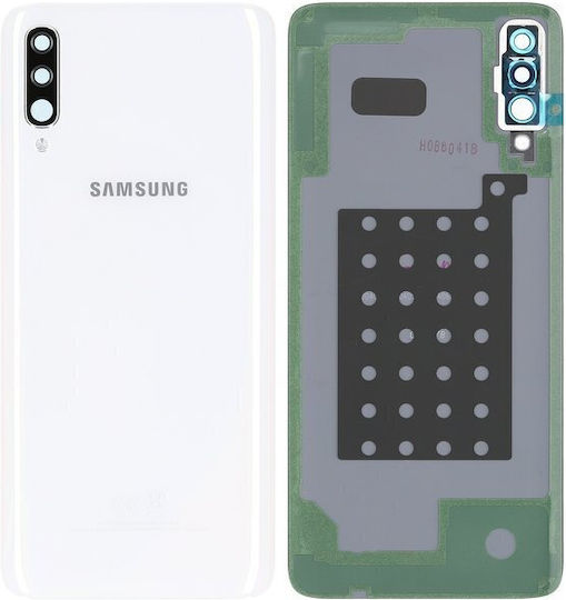Hinteres Abdeckungen Samsung Galaxy A70 A705 Weiß