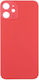 Back Cover Glass iPhone 12 Red