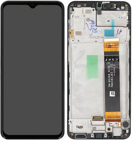Screen with Touch Mechanism and Frame for Samsung A23 4G 2022 A235 (Black)