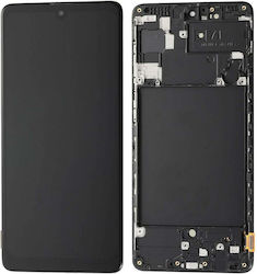Οθόνη με Πλαίσιο για Samsung A71 5G A716 (Μαύρο)