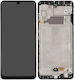 Οθόνη Incell με Μηχανισμό Αφής και Πλαίσιο για Galaxy A32 4G (Μαύρο)