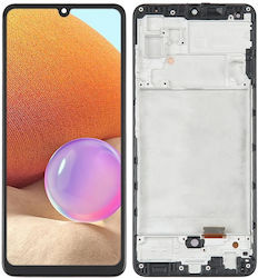 Οθόνη A325 με Πλαίσιο για Galaxy A32 4G (Μαύρο)