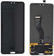 Screen with Touch Mechanism and Frame for Huawei P20 Pro (Black)
