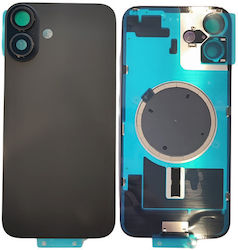 Back Cover Camera Glass Magsafe Magnet iPhone 16 Plus Black Back Cover Camera Glass Magsafe Magnet iPhone 16 Plus Black