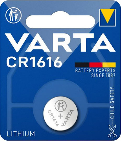 Varta Μπαταρία Λιθίου Ρολογιών CR1616 3V 1τμχ
